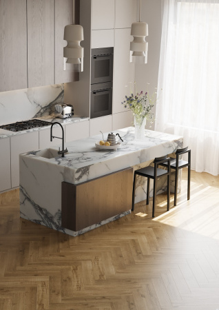 Кварцевый ламинат Fargo Паркет Английская ёлка Дуб Робуста 33-81996-9 4/0.5мм